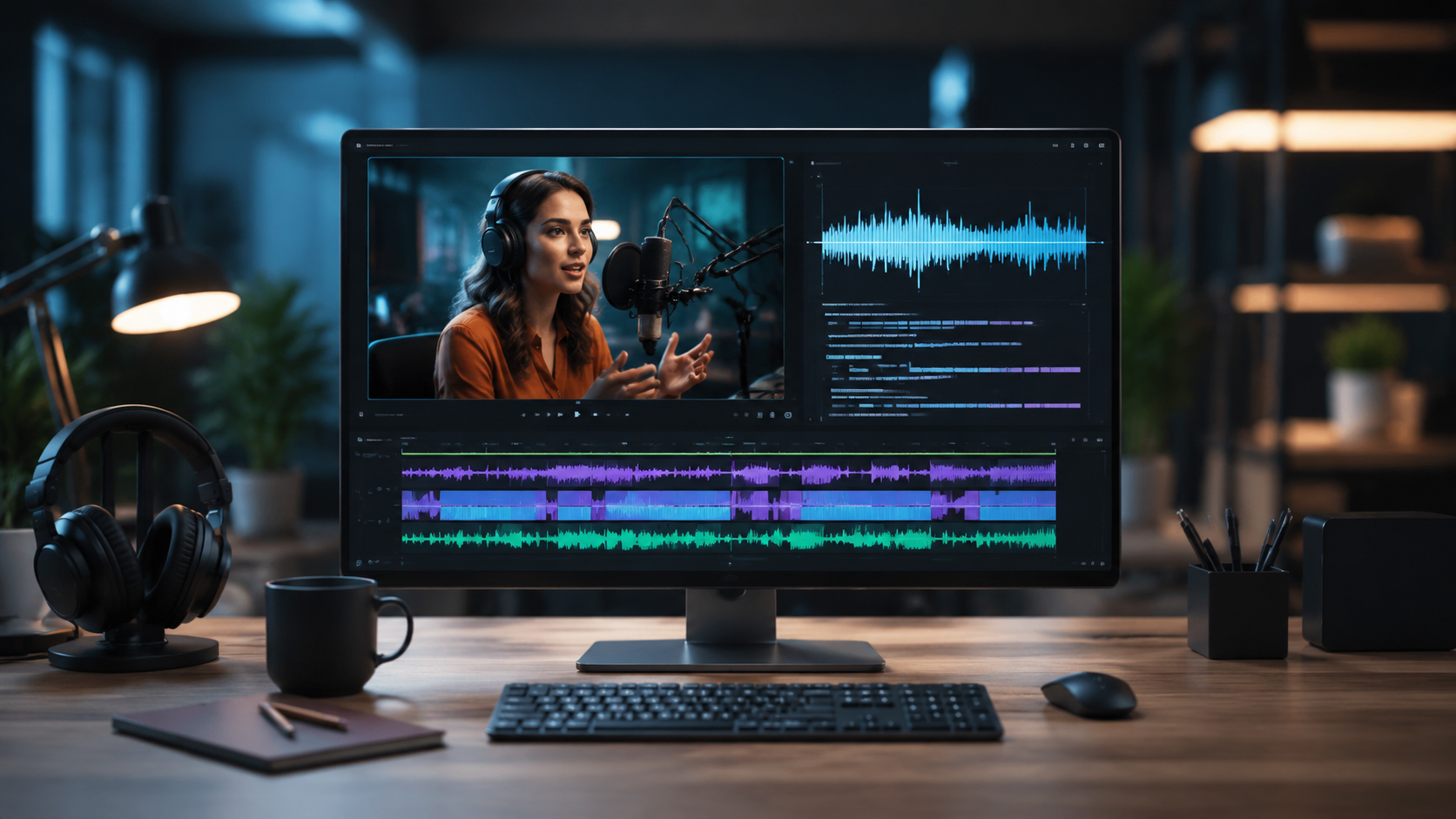 Illustration: best ai tool for video transcription