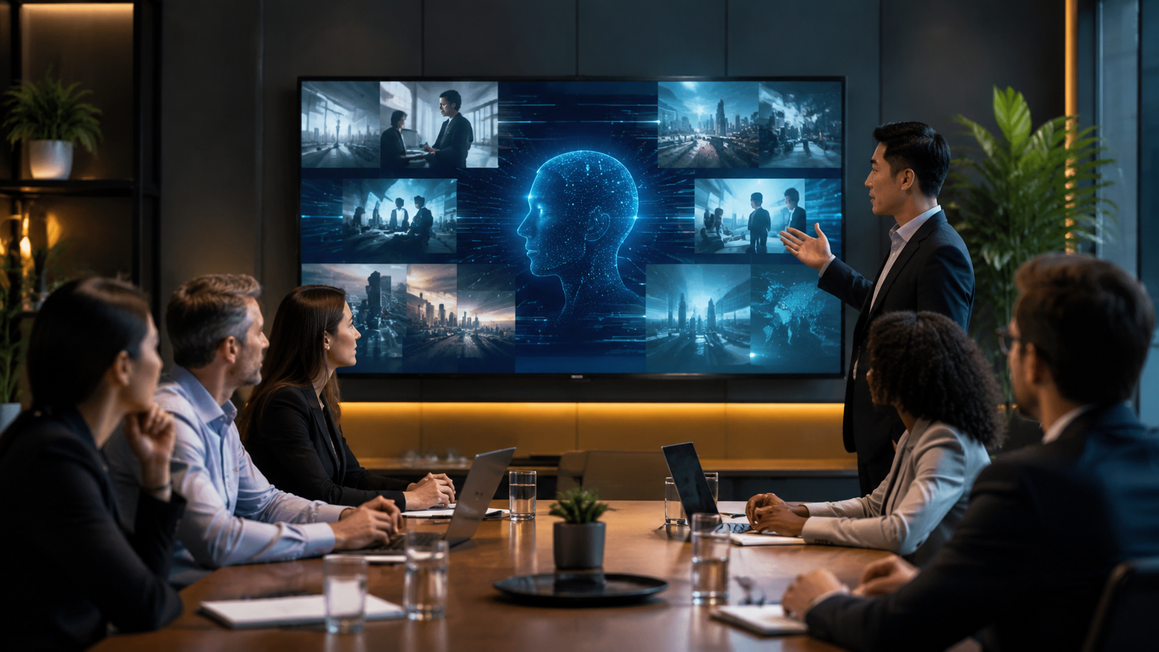 Illustration: ai video generator for corporate presentations