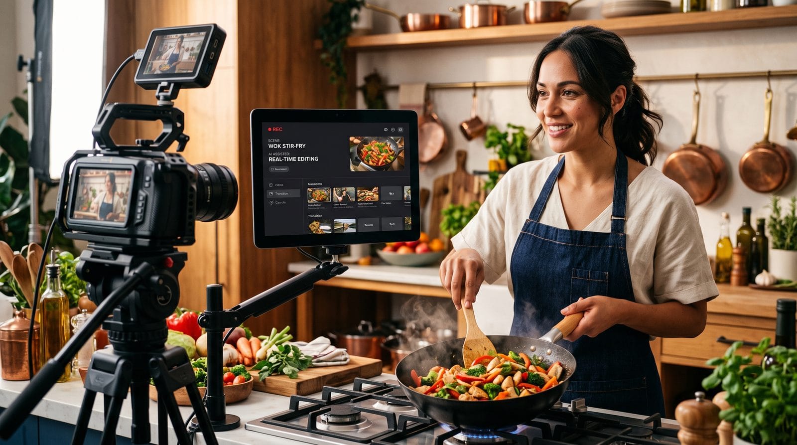 Illustration: ai video generator for cooking channels