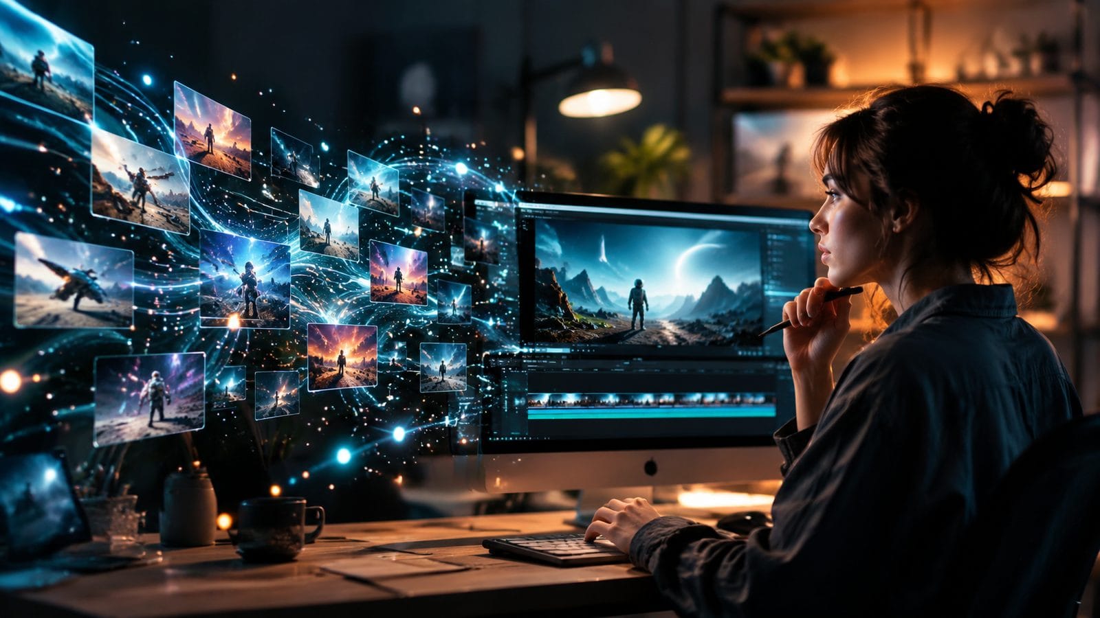 Illustration: consistent visual creation ai video