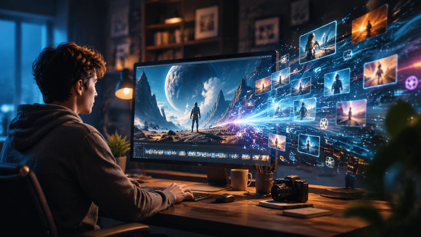 Illustration: how to create ai videos from text scripts