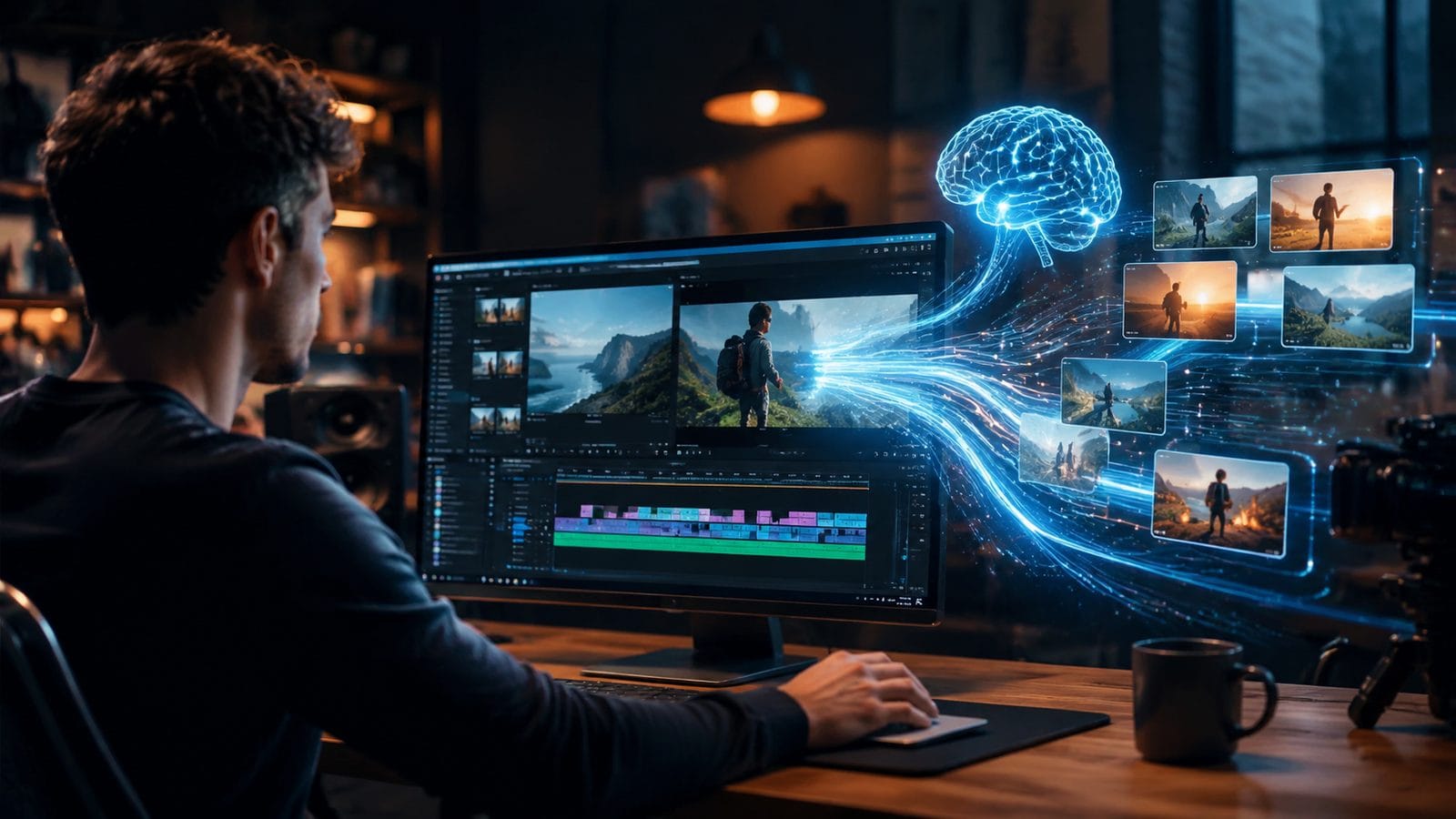 Illustration: how to edit videos faster using ai