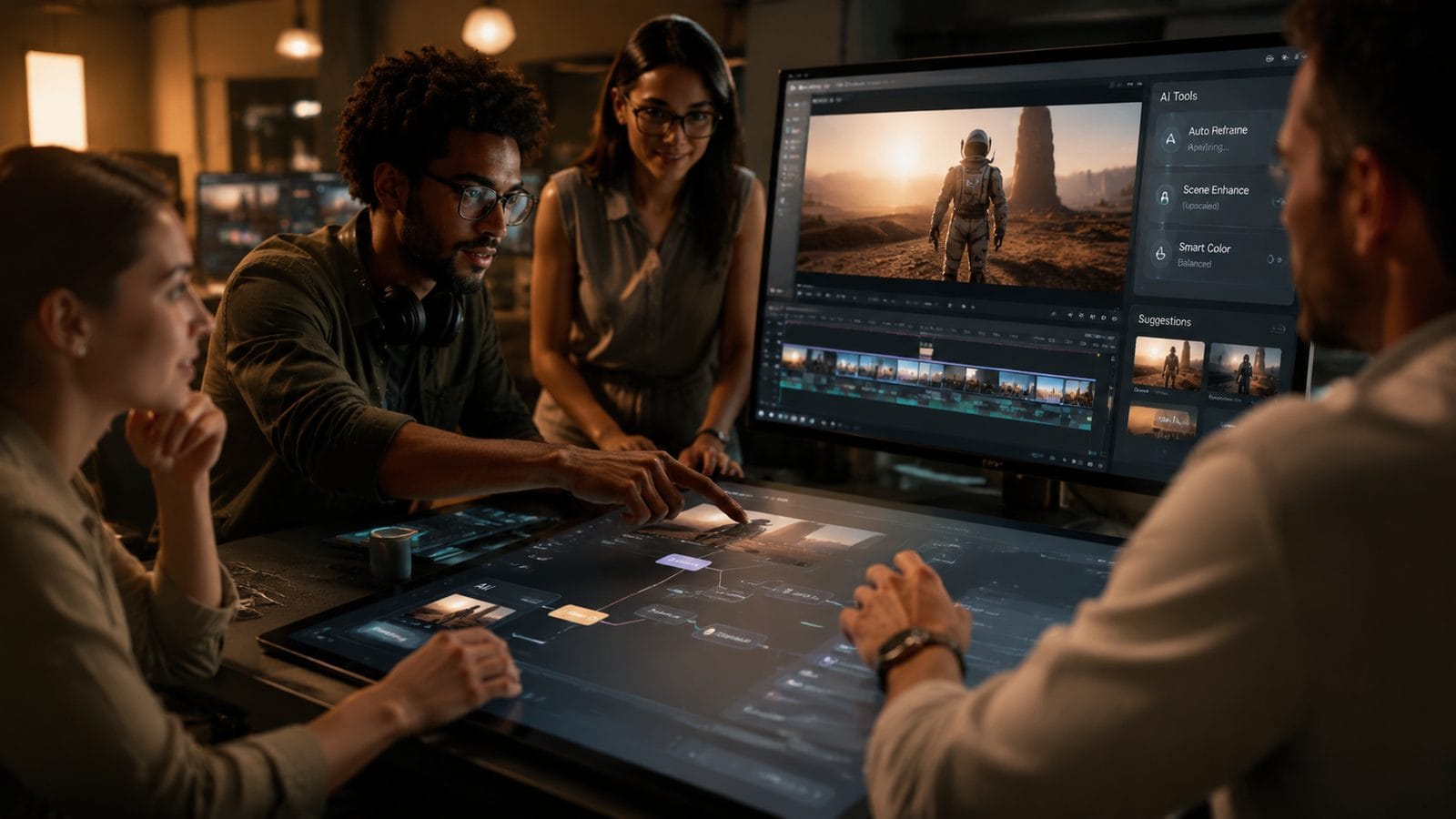 Illustration: ai video editing tools for marketers