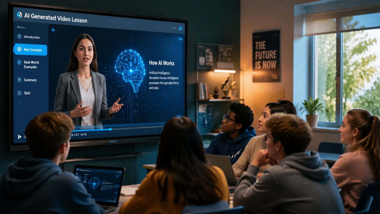 Illustration: ai video tools for e-learning content