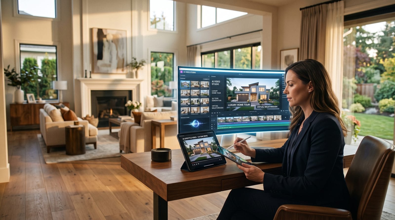 Illustration: ai video generator for real estate listings