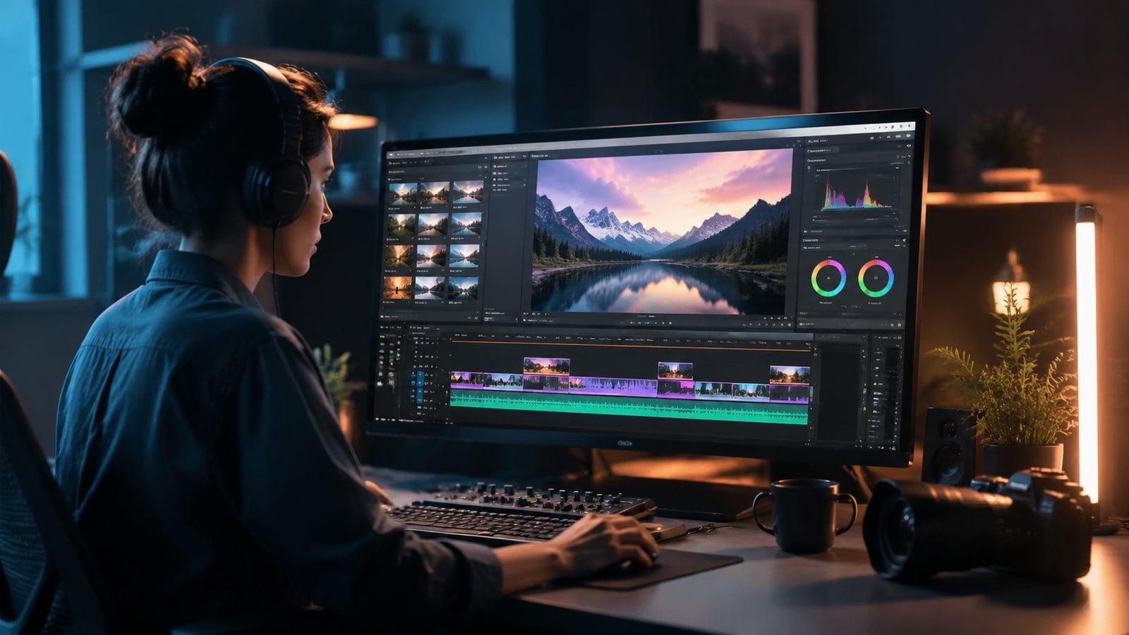 Illustration: ai video editing software free trial
