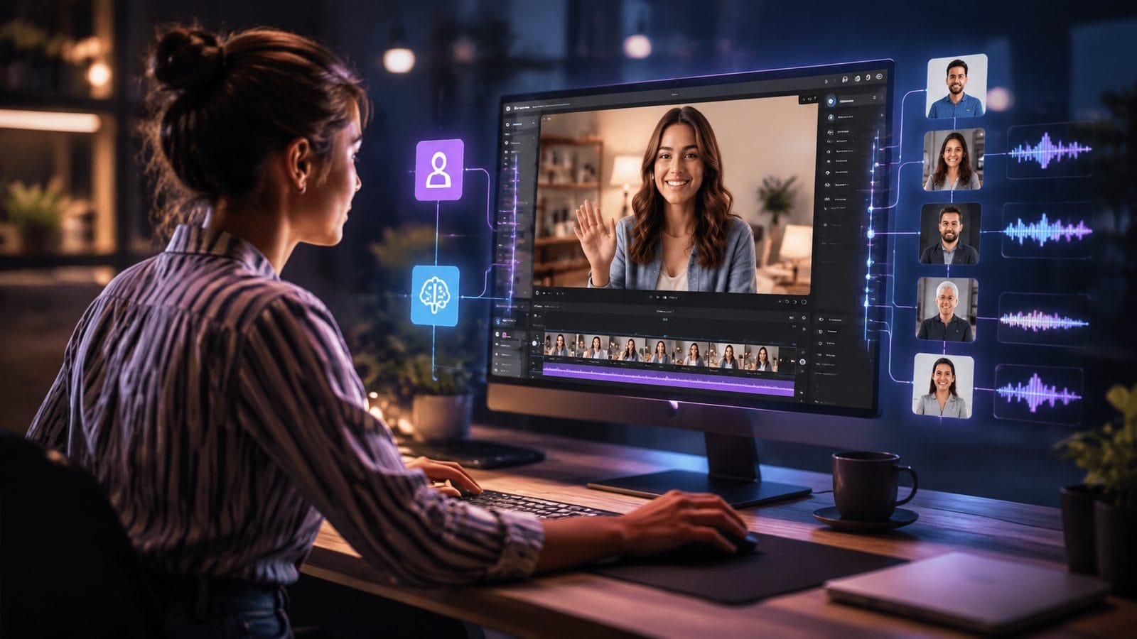 Illustration: how to personalize videos with ai