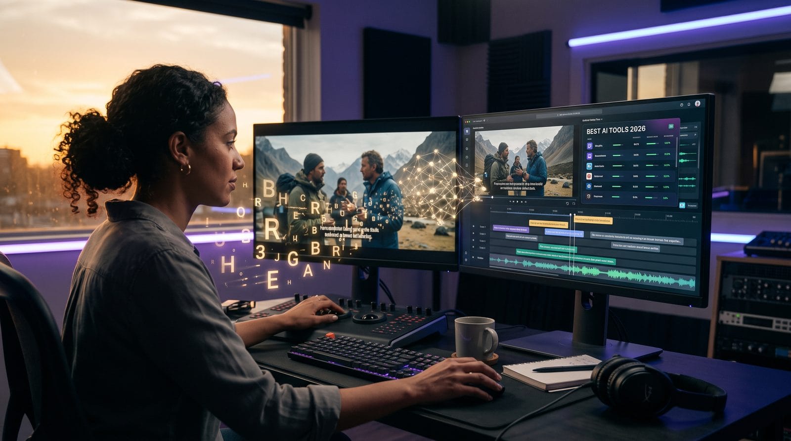 Illustration: best ai tools for video captioning 2026