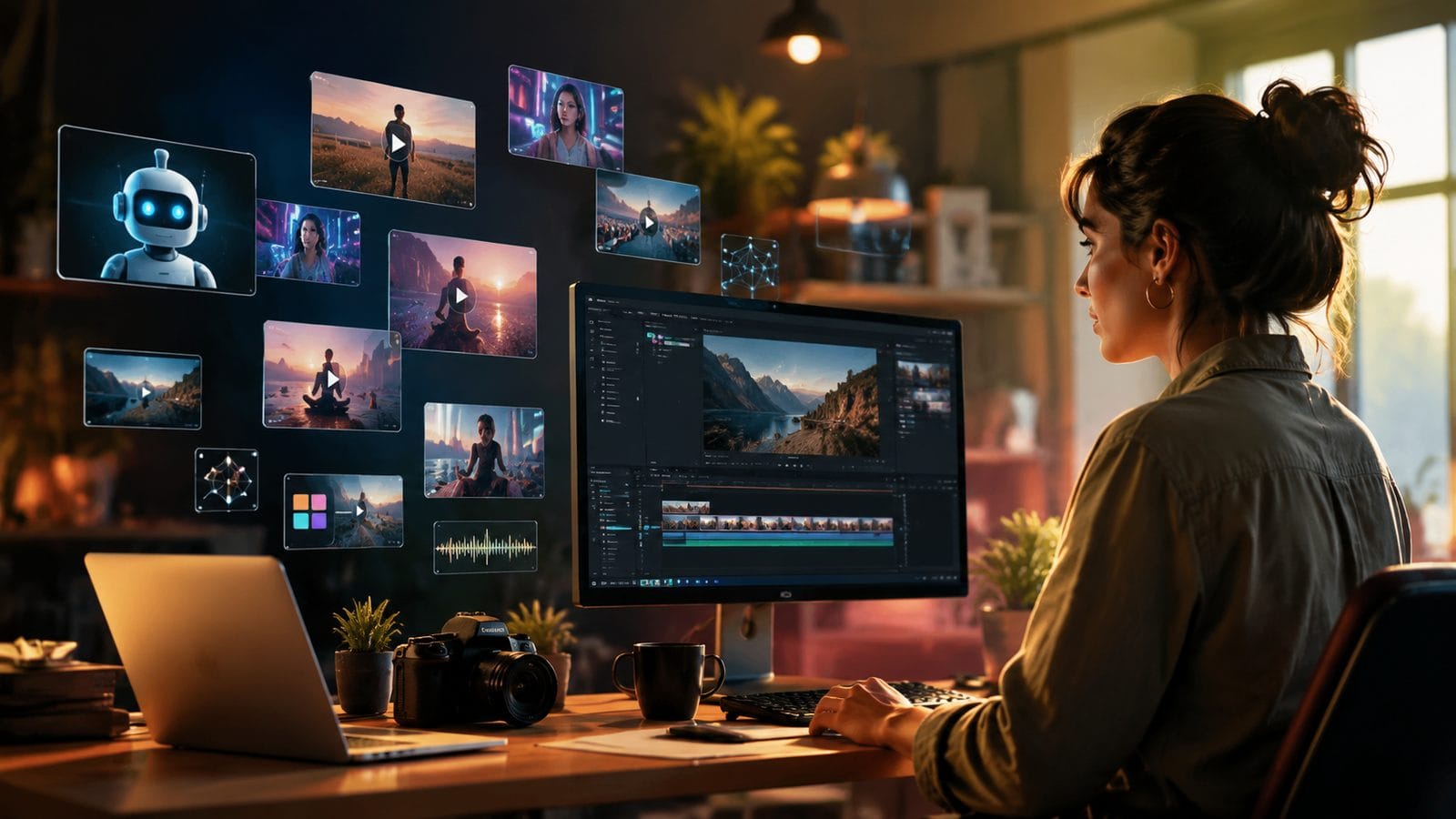Illustration: best ai video generator for solopreneurs