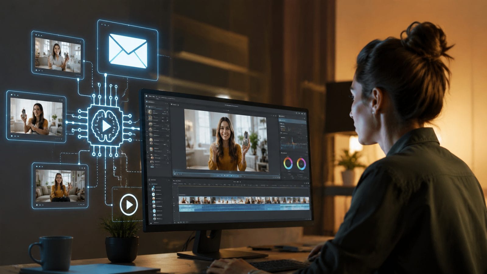 Illustration: ai video editing for email marketing