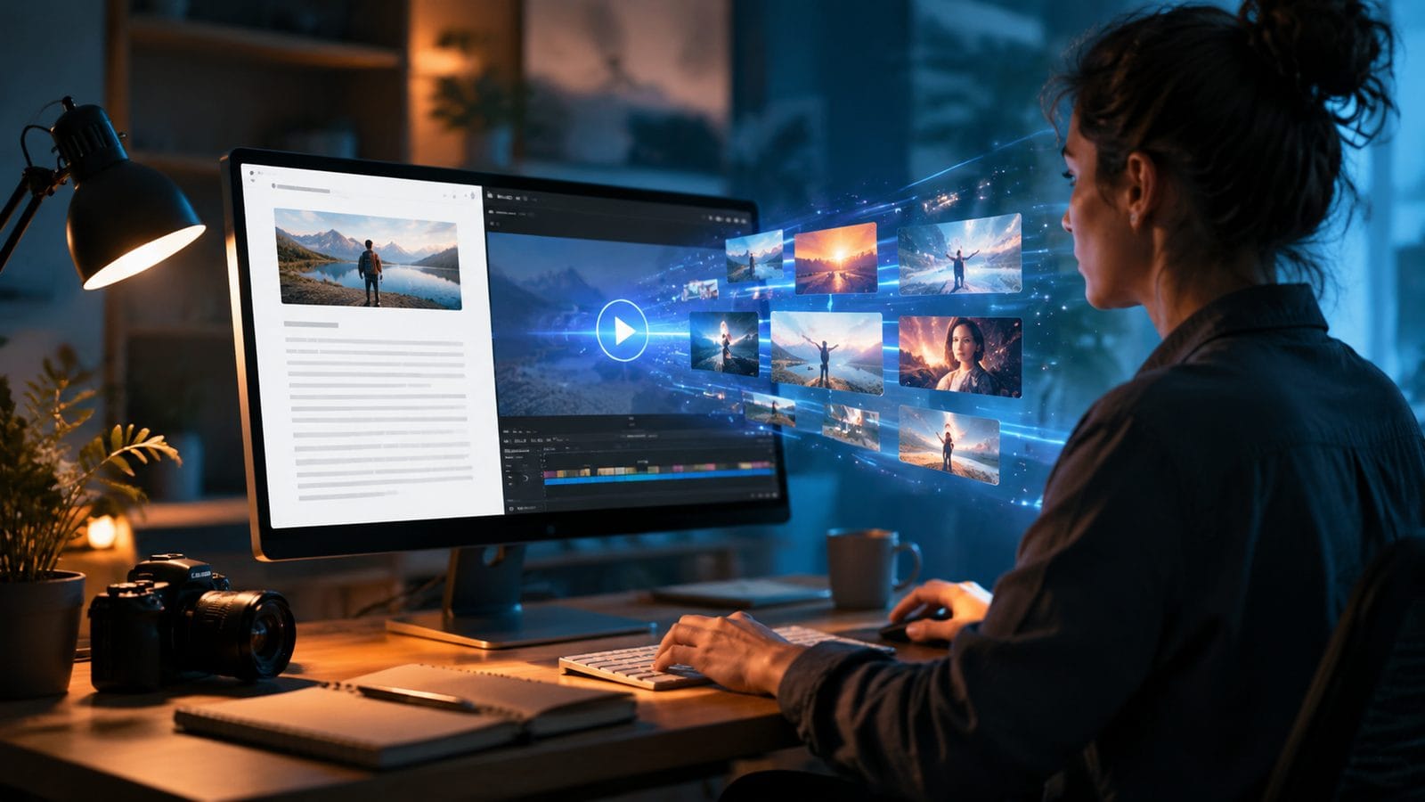 Illustration: how to generate ai videos from blogs