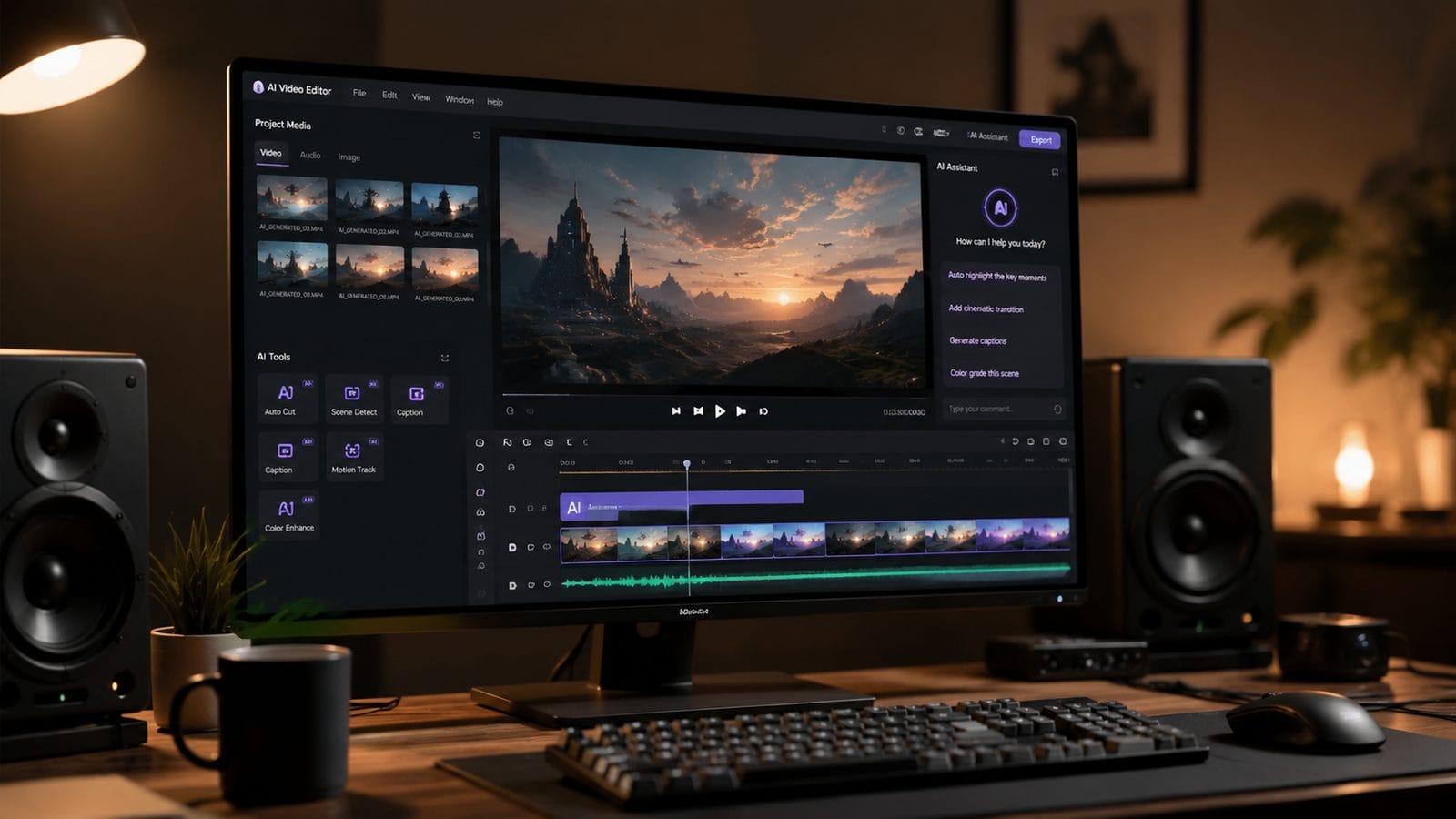 Illustration: best ai video editing tools for pc