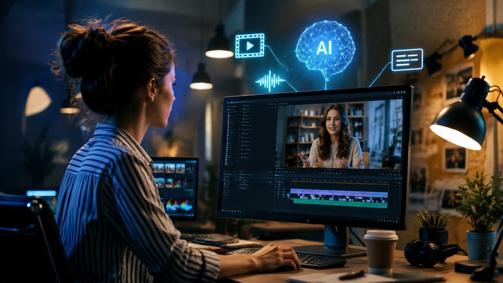 Illustration: how to generate subtitles with ai video