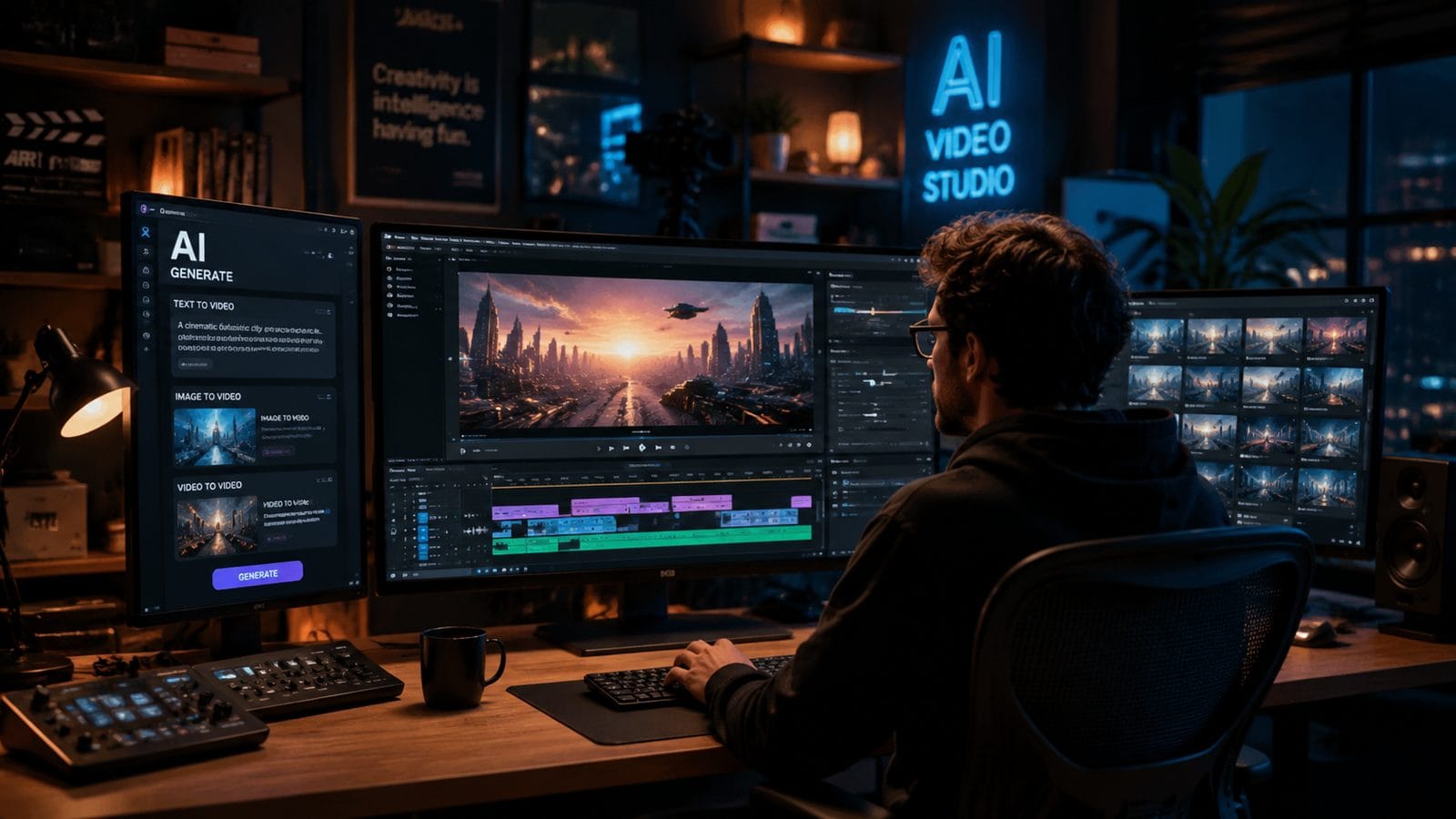 Illustration: best free ai video generator tools
