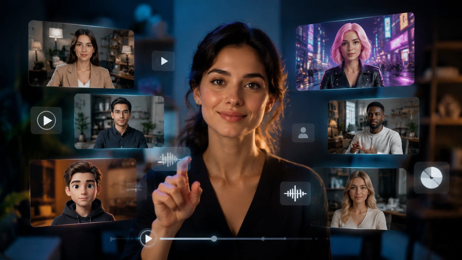 Illustration: ai video generator avatar tools