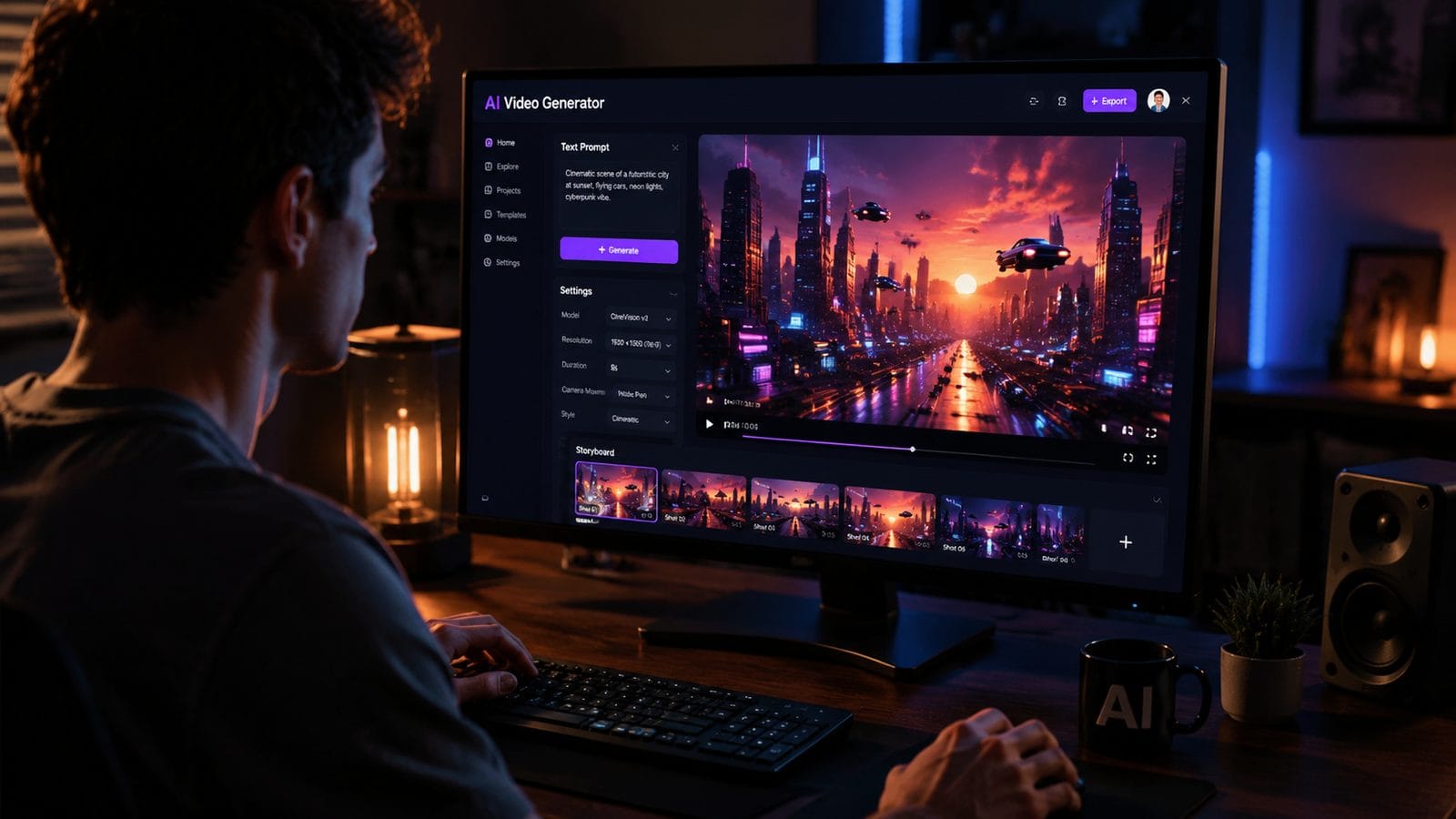 Illustration: best free ai video generator for windows
