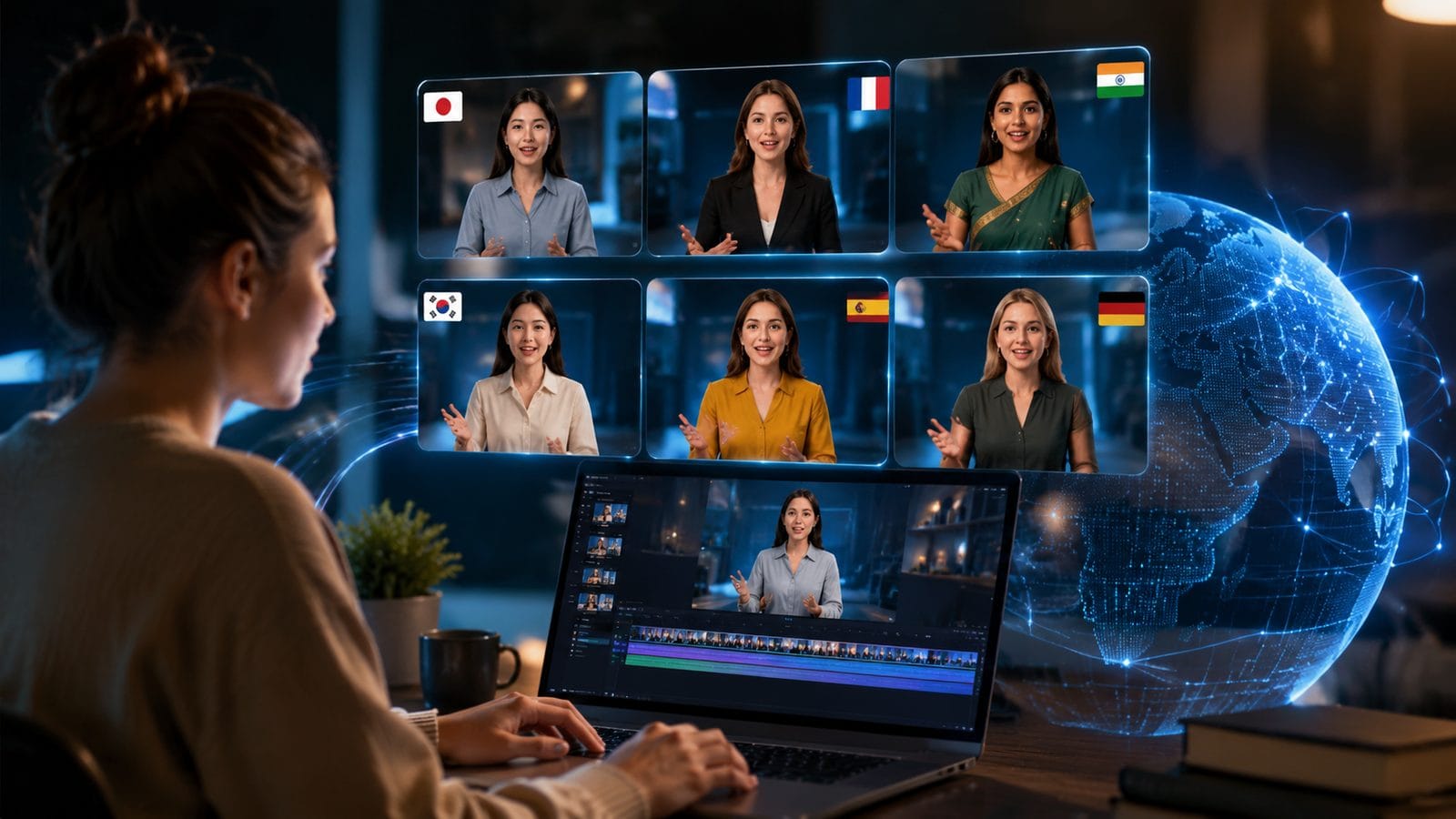 Illustration: how to create ai videos in multiple languages