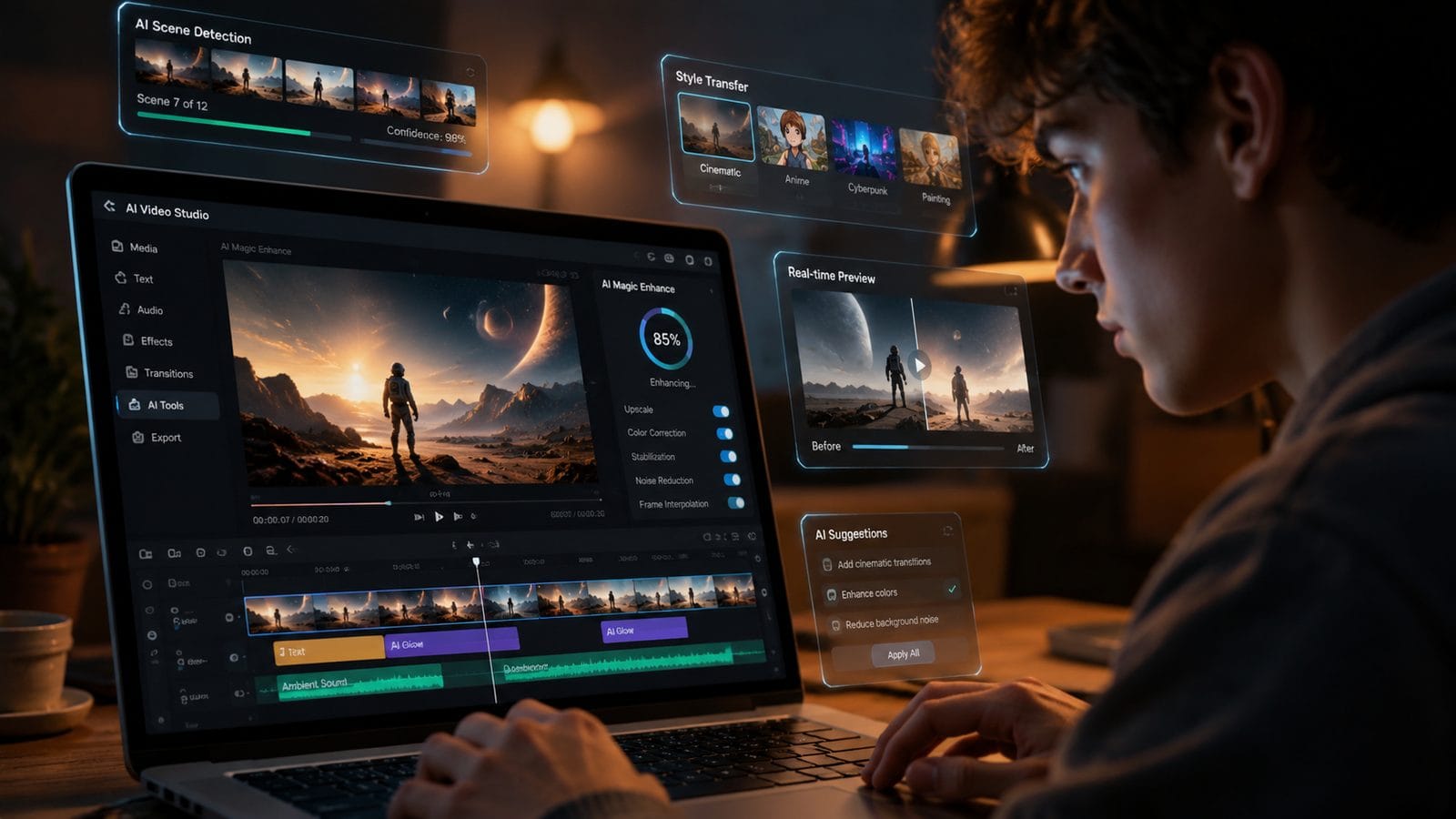 Illustration: best ai video software for beginners 2026