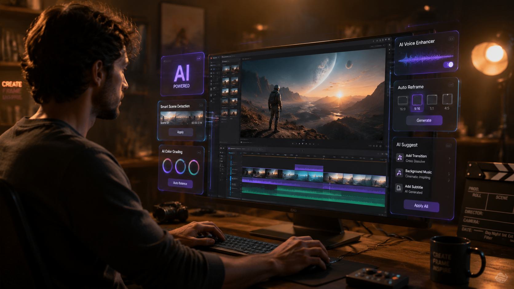 Illustration: top 10 ai video editing tools 2026