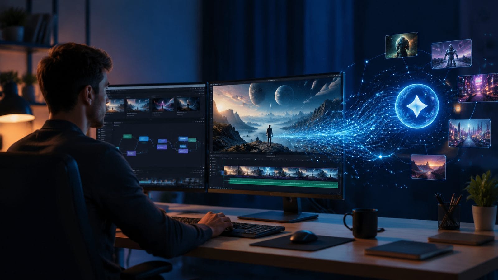 Illustration: how to create ai videos with google gemini