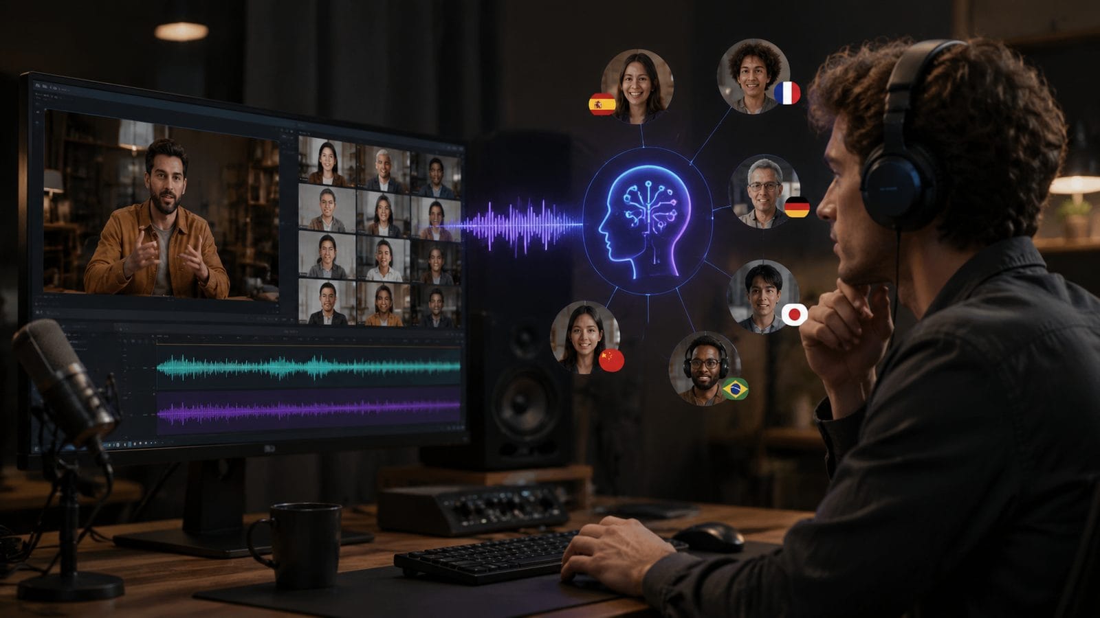 Illustration: how to use ai for video dubbing