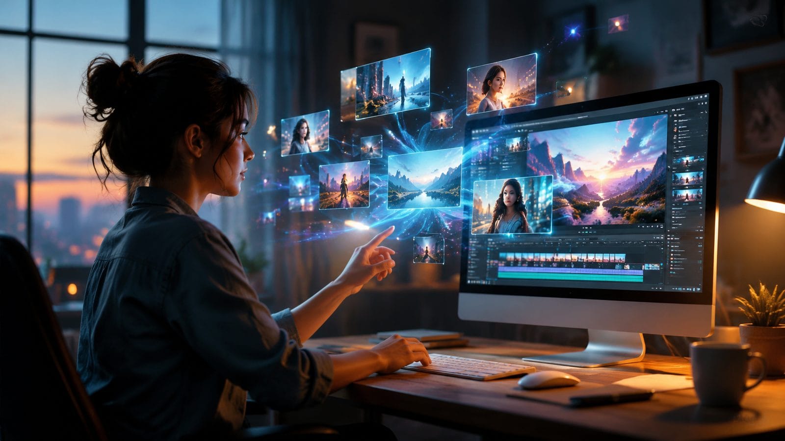Illustration: how to create ai videos without skills