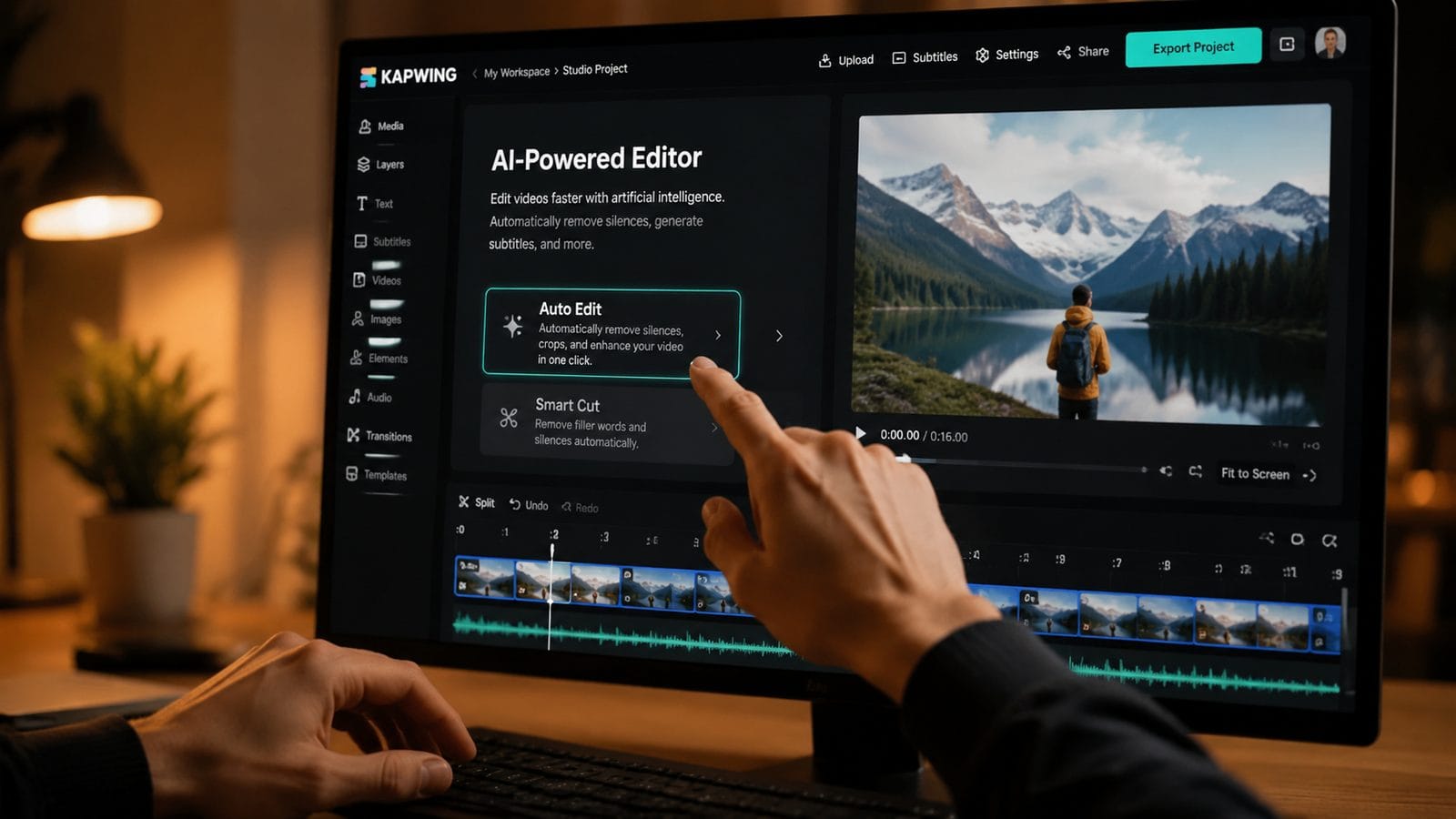Illustration: kapwing ai video editor review