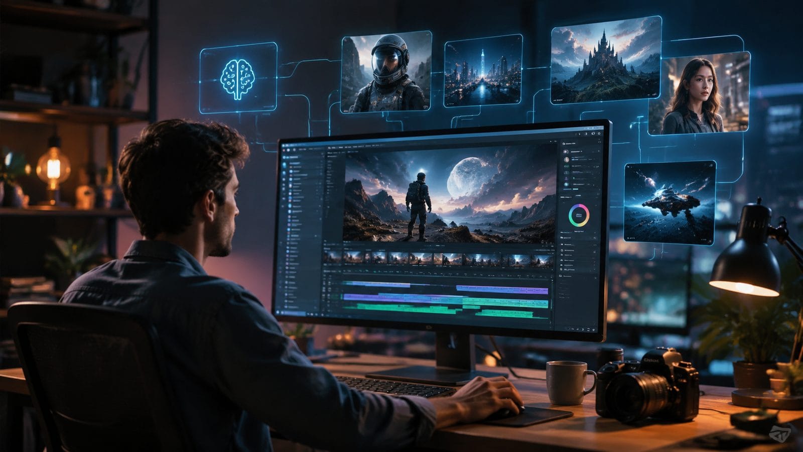 Illustration: how to create professional ai videos fast