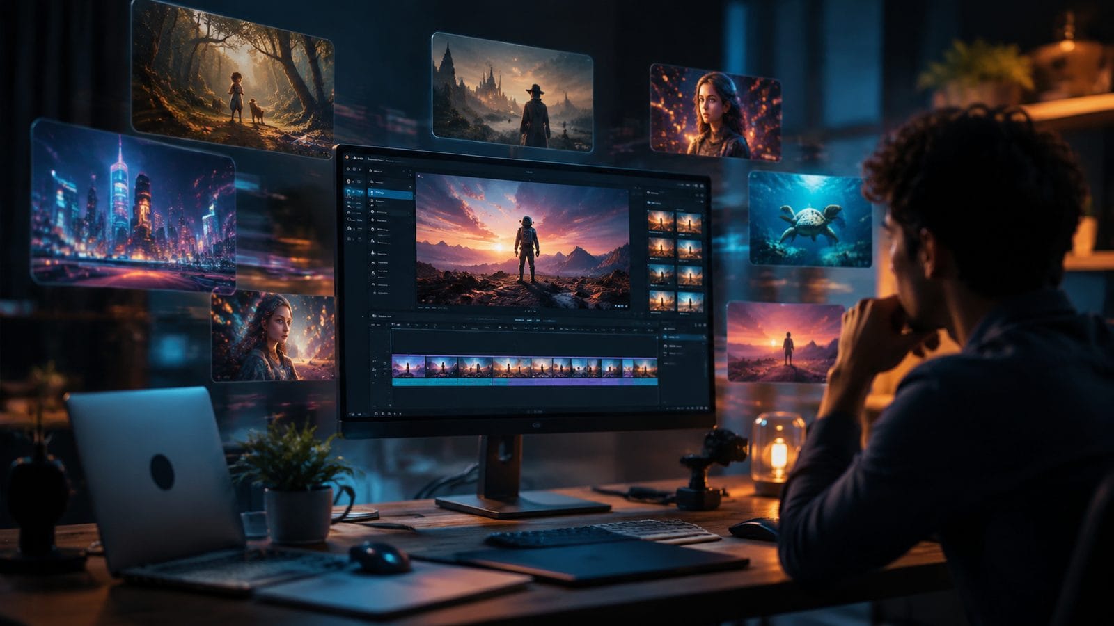 Illustration: top free ai video generator tools