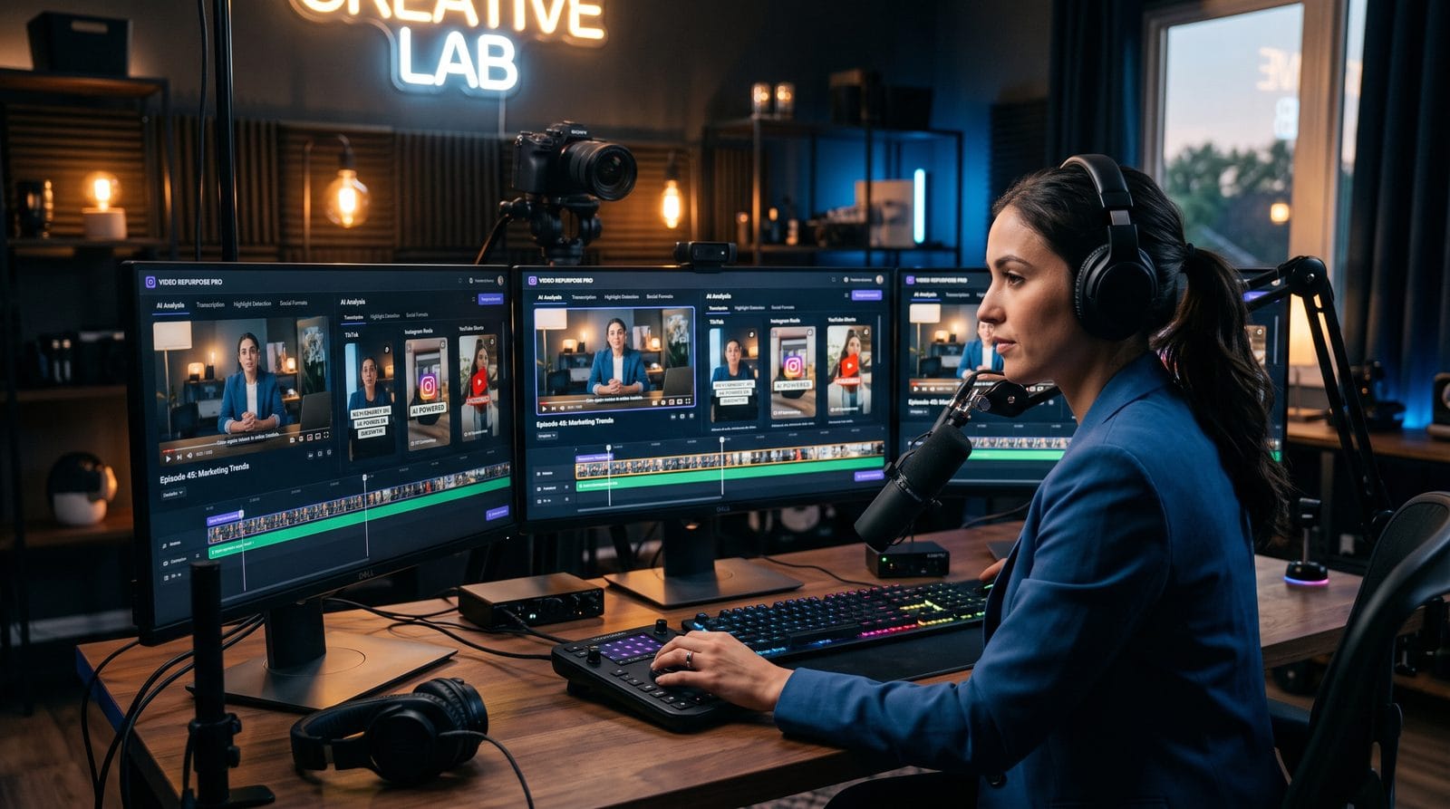 Illustration: best ai tools for video repurposing