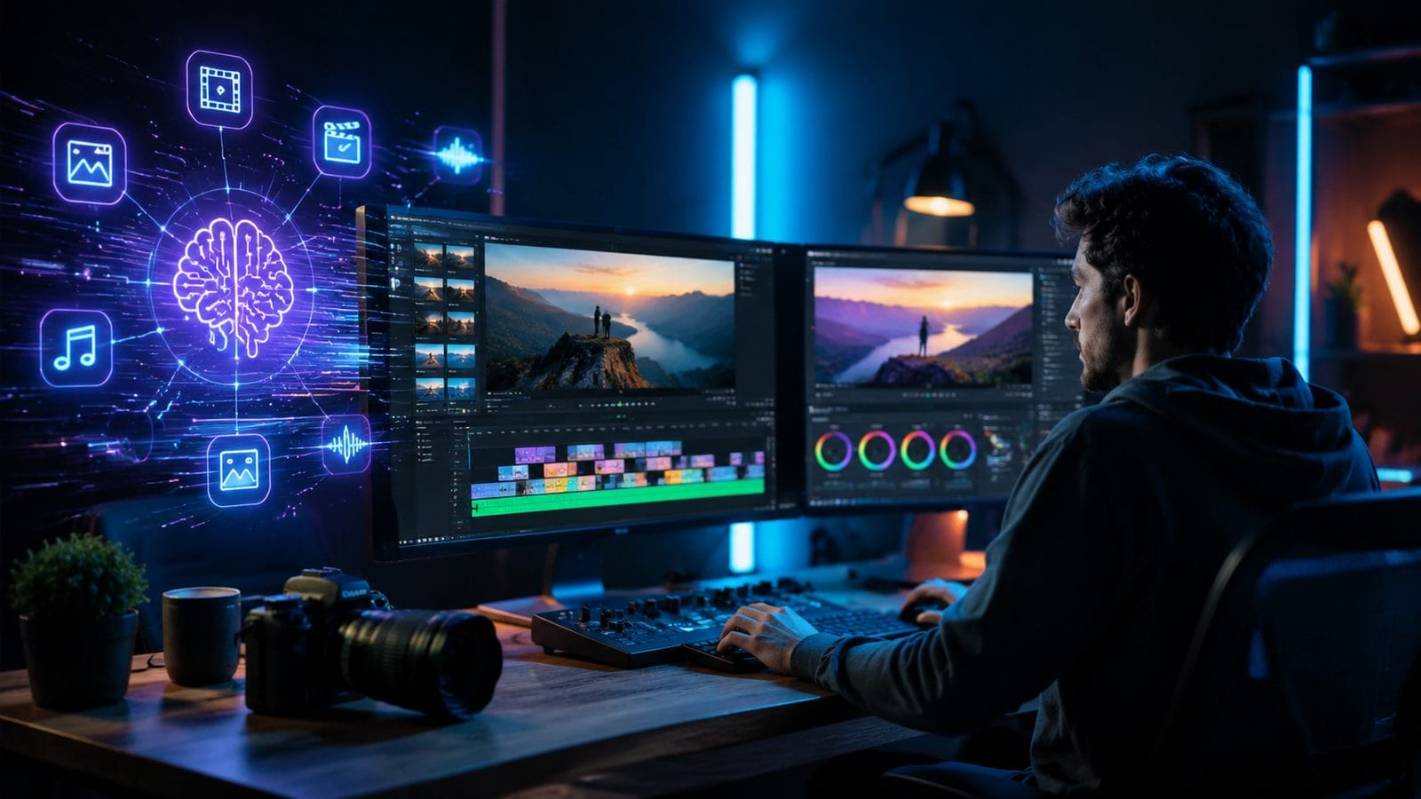 Illustration: best ai tools for youtube video editing 2026