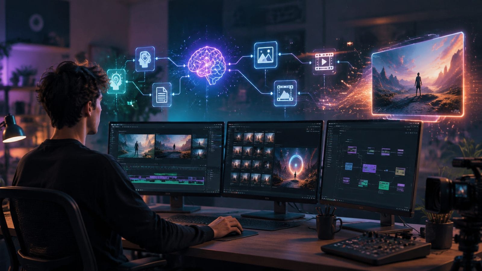 Illustration: ai video generation workflow automation