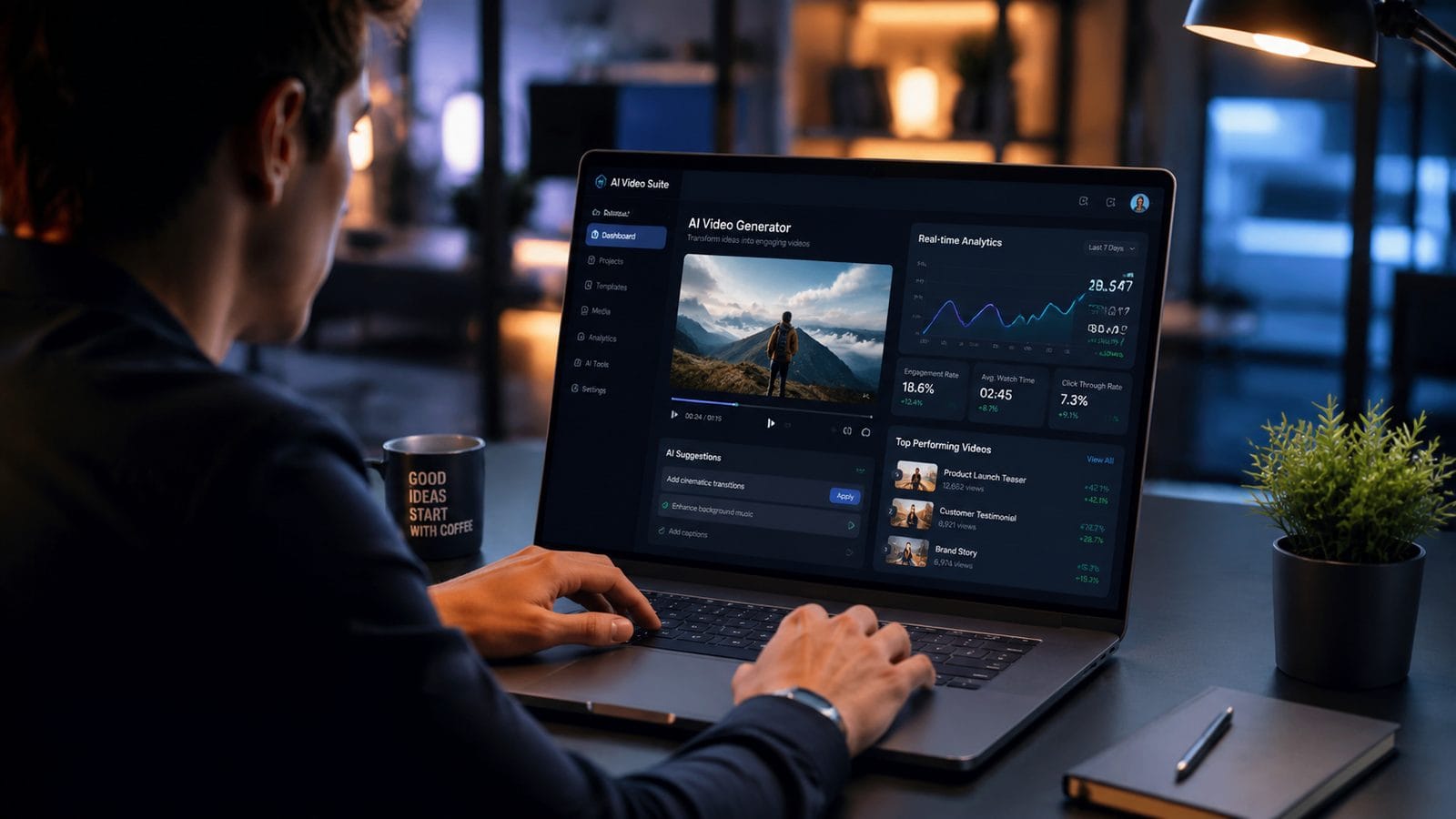 Illustration: top ai video tools for marketers