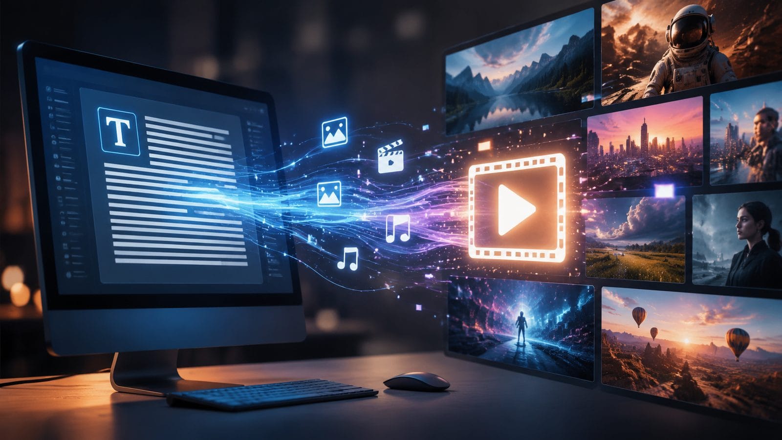Illustration: best ai tools for converting text to video