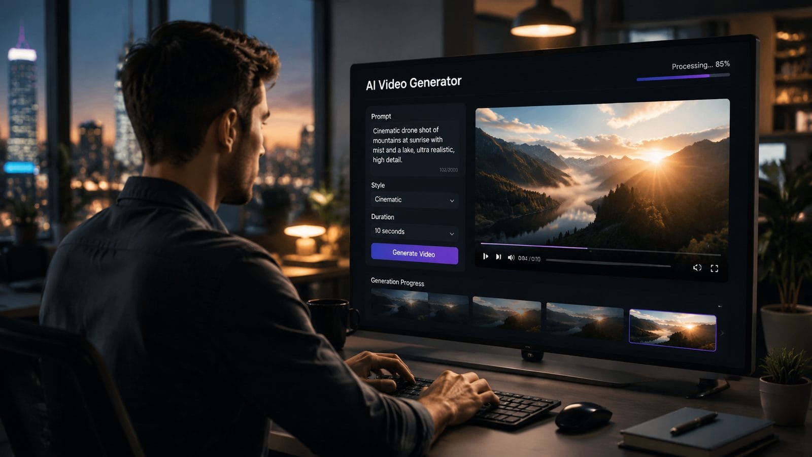 Illustration: text to video ai for marketers