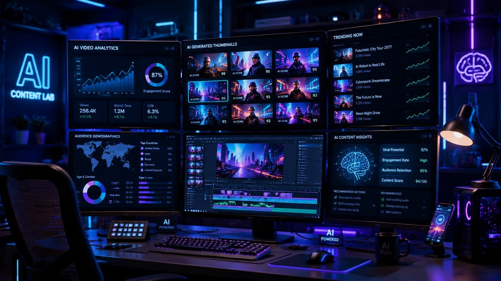 Illustration: how to make viral videos with ai