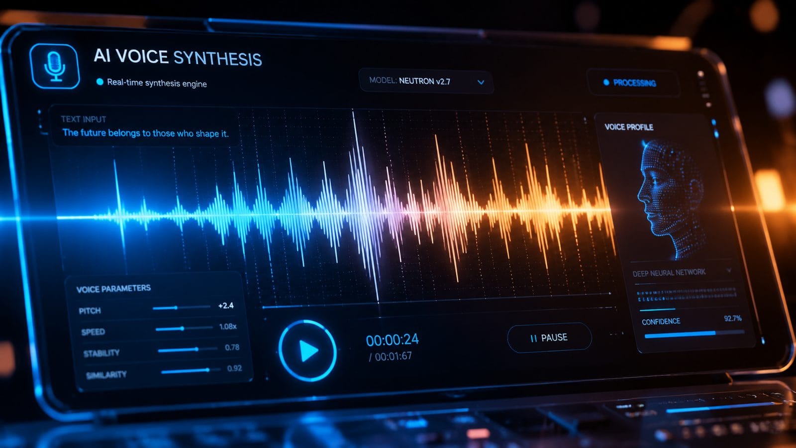 Illustration: how to add voice to ai video