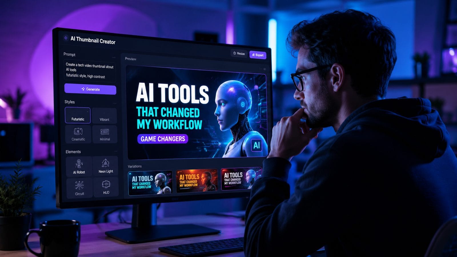 Illustration: how to generate video thumbnails with ai
