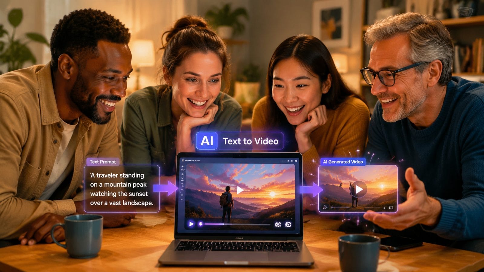 Illustration: text to video ai for non-technical users