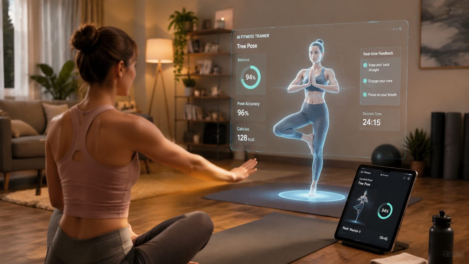 Illustration: ai video for fitness coaching