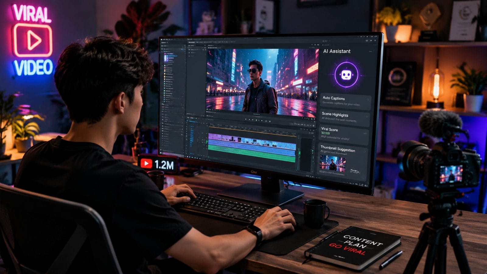 Illustration: how to create viral videos using ai