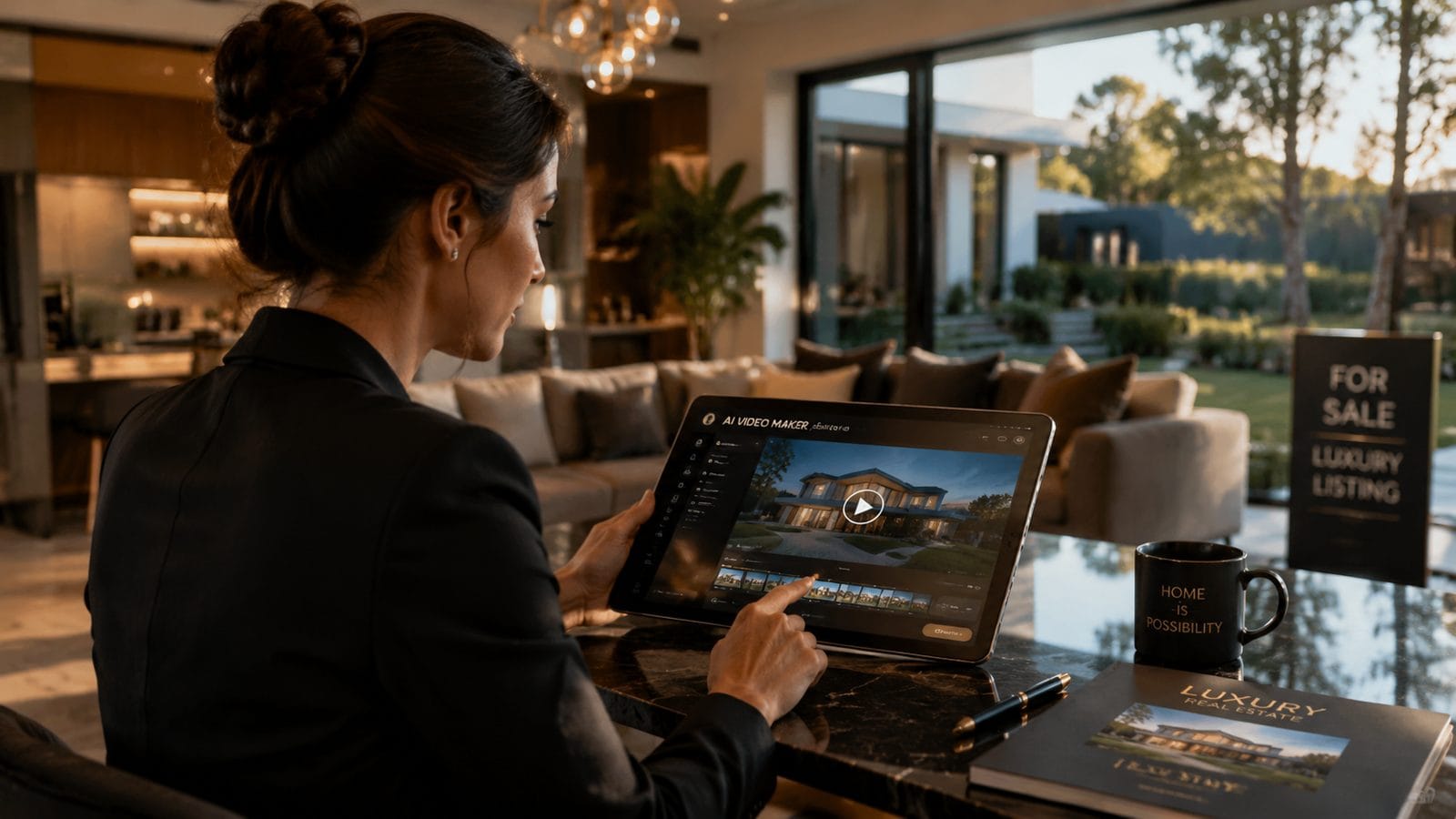 Illustration: ai video maker for real estate