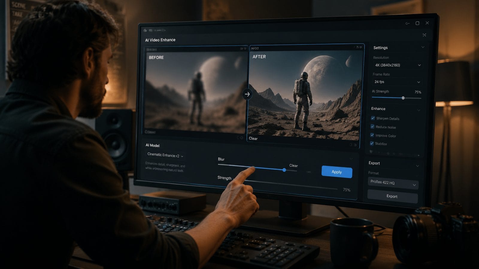 Illustration: why ai video looks blurry