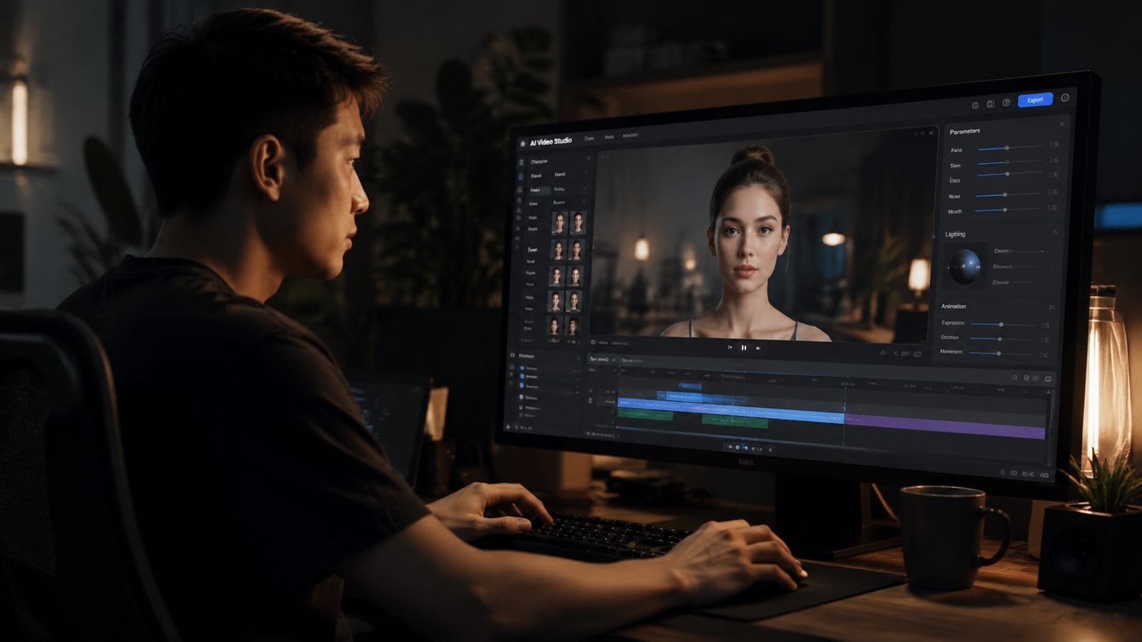Illustration: how to make ai videos with human avatars