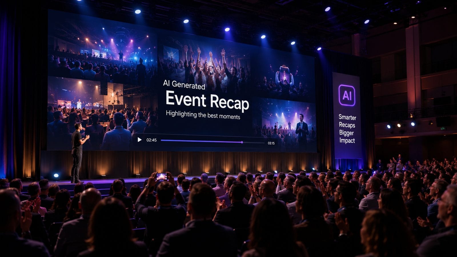 Illustration: ai video generator for event recaps