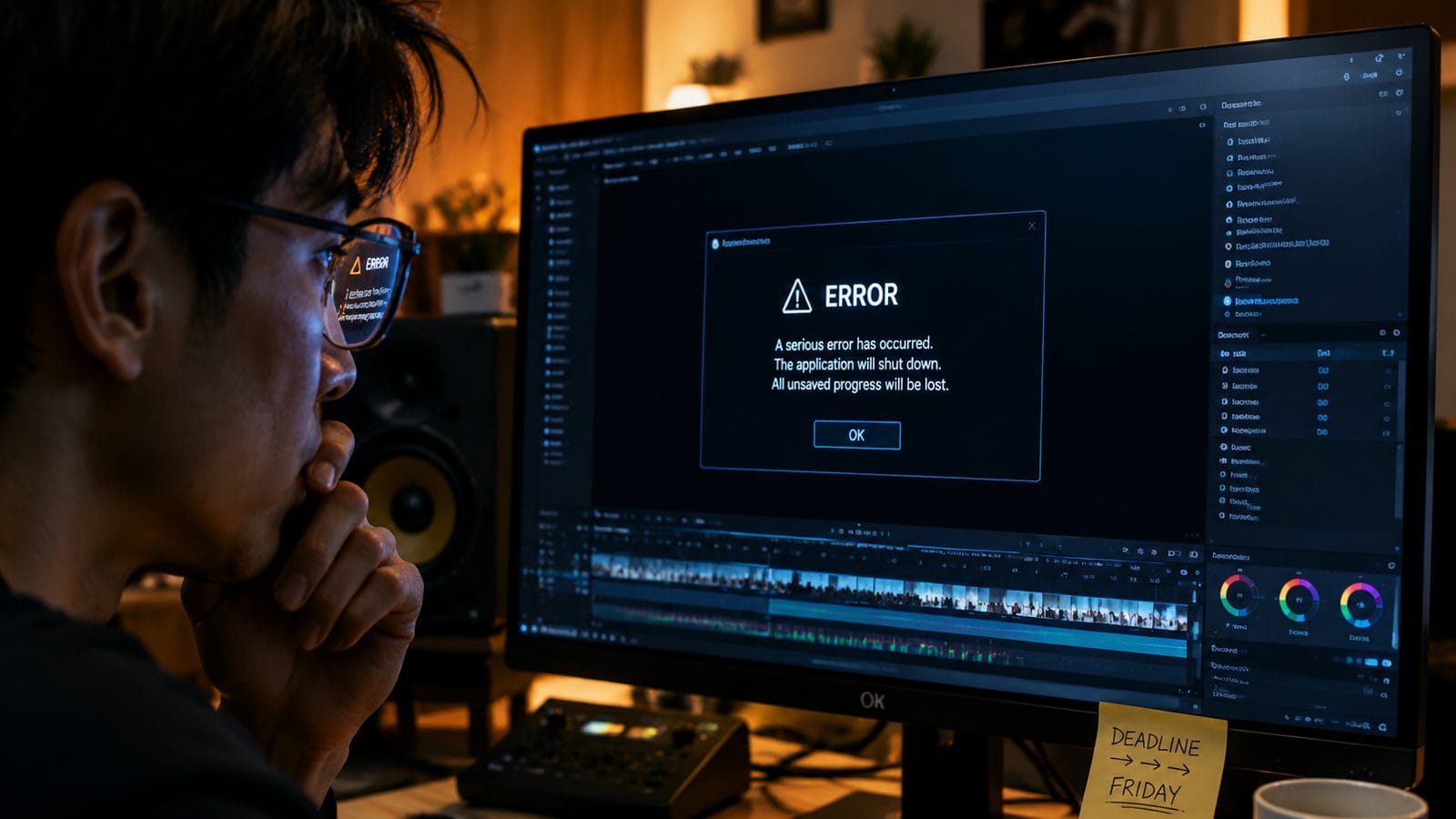Illustration: troubleshooting black screen in ai video export