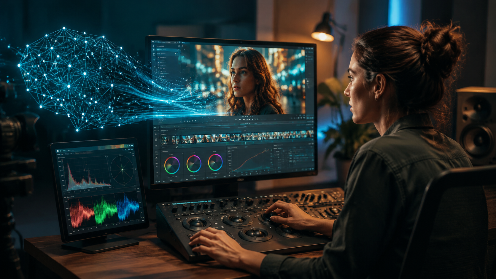 Illustration: how to use ai for video color correction