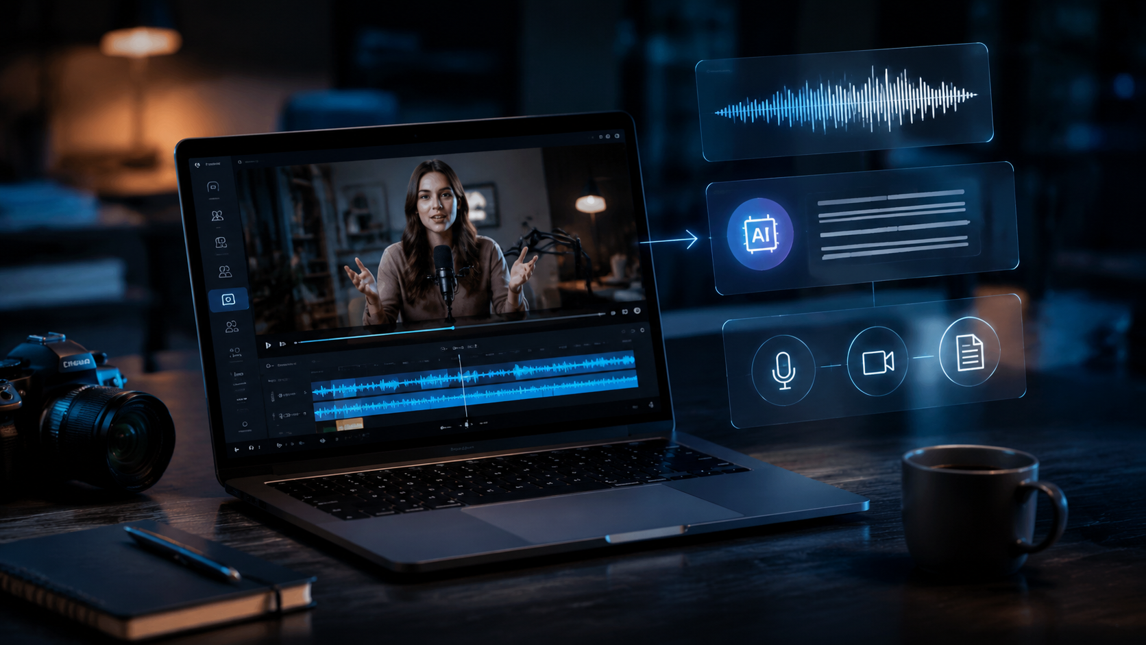 Illustration: best ai tools for video transcription 2026