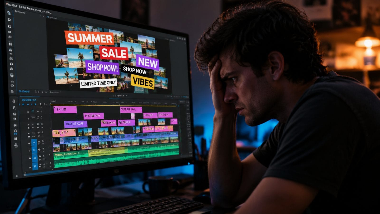 Illustration: top mistakes beginners make with text to video