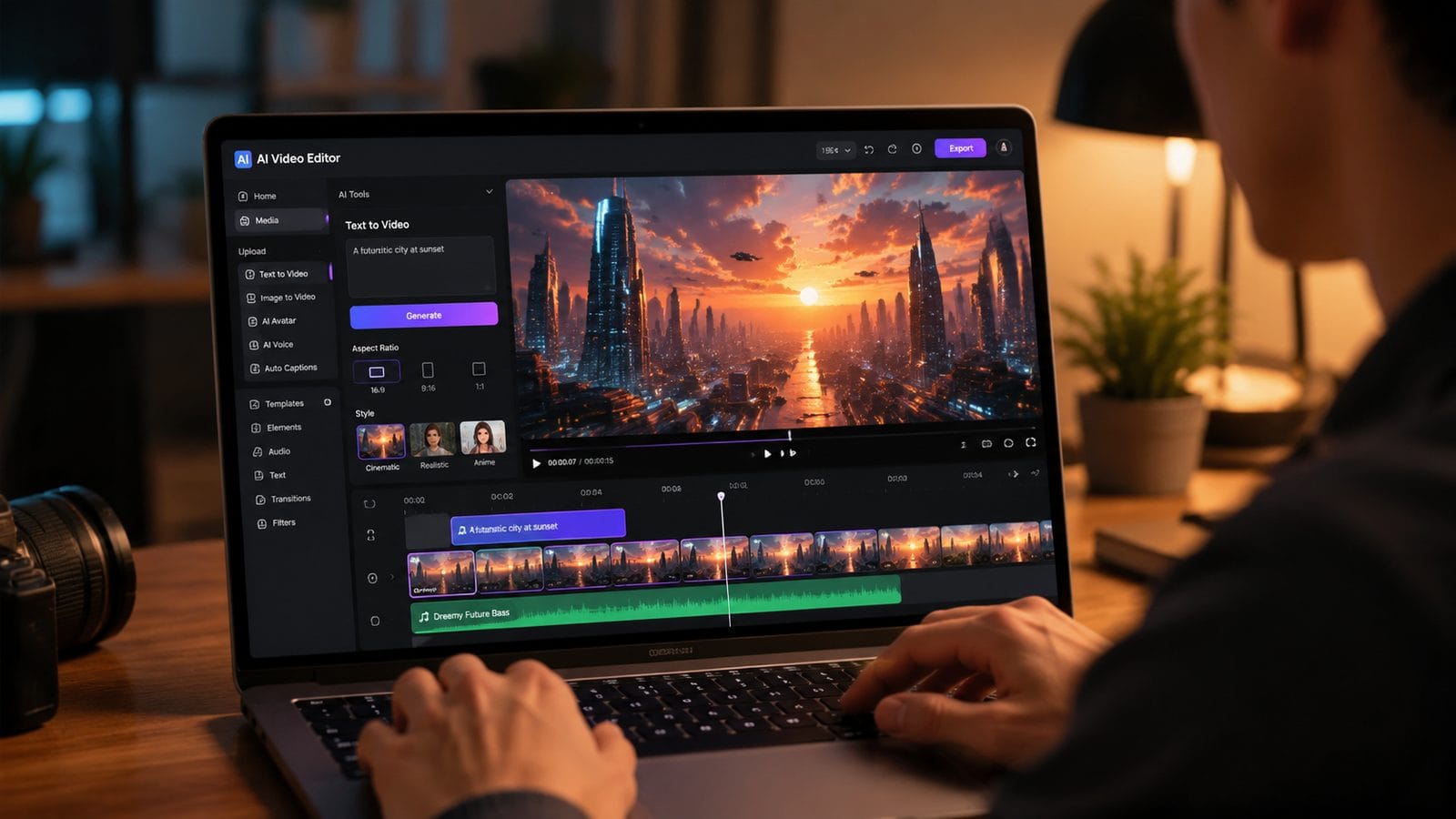 Illustration: free ai video editors with no watermark